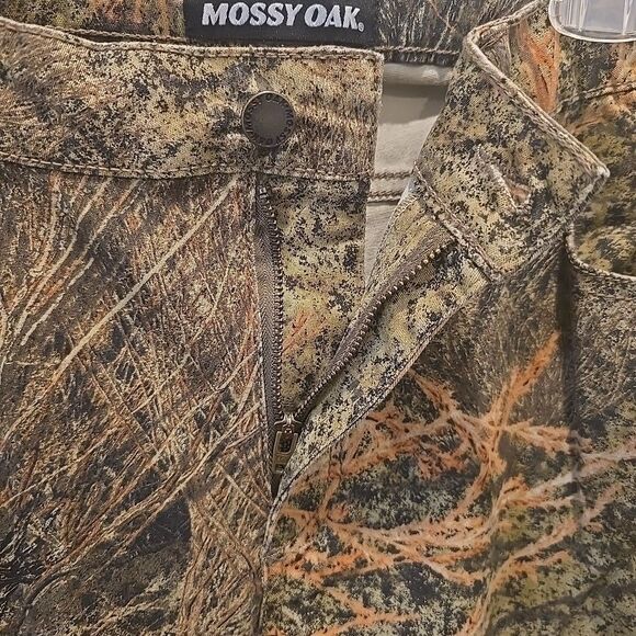 Mossy Oak Brush Camo Pants Womens Size 12 Flare Hunting Woods Outdoors Work - Picture 5 of 5